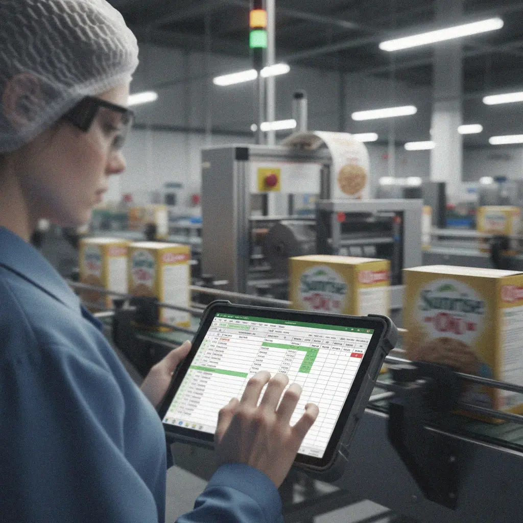 Excel en empaque y etiquetado en Chile: consolidar unidades y validar lotes sin errores